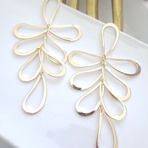 New! Zara Petals Dangle Earrings